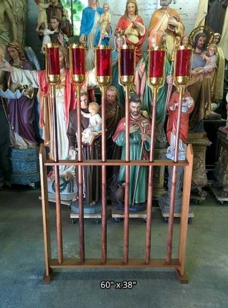 Catholic-Church-Vintage-Procession-sanctuary-with-stand