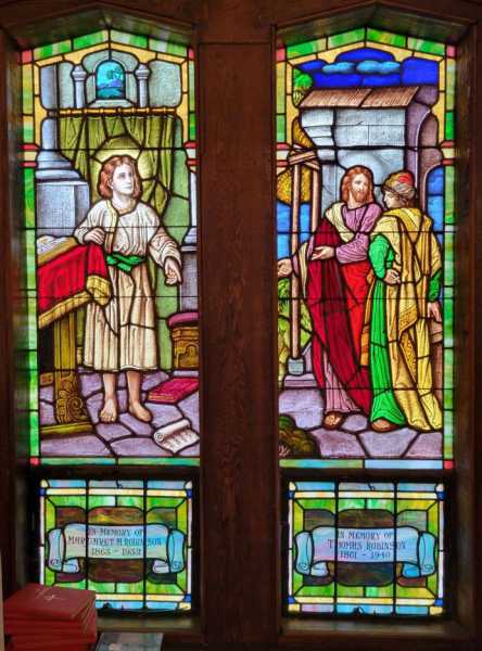 52x22 Christ Among the Doctors -- Mary and Joseph at the Temple
