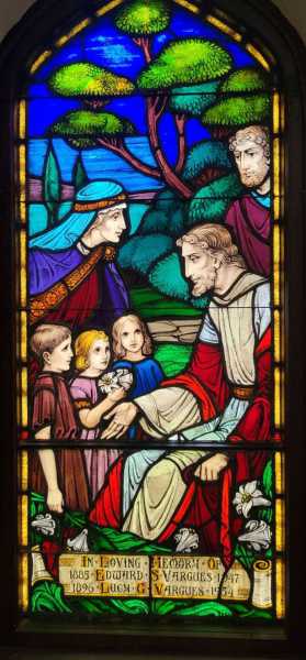 61x27 Jesus Blessing the Children