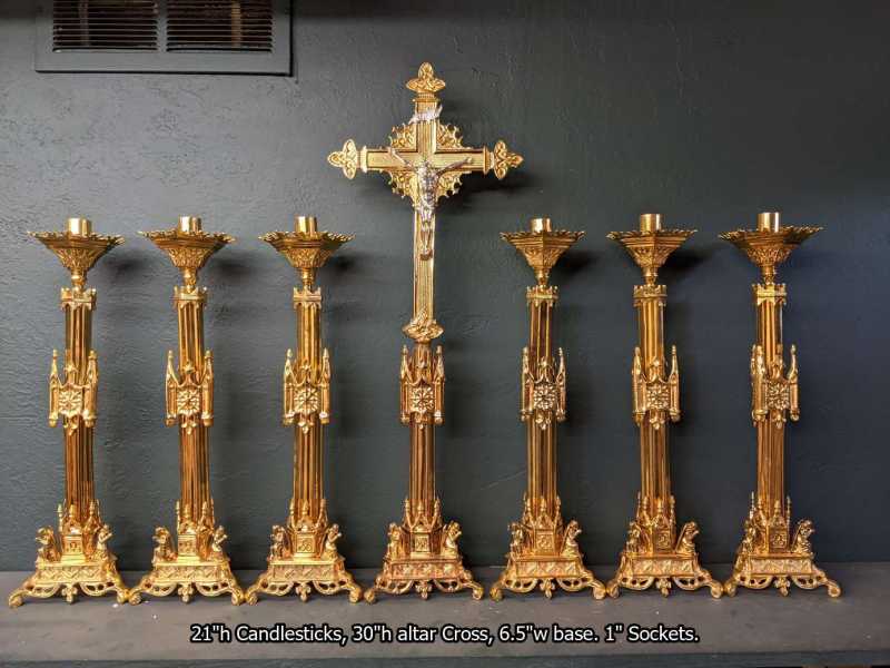 Ornate-Gothic-Angels-Candlestick-Set-21