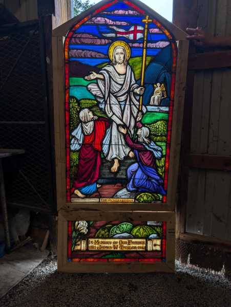 The-Ressurection-of-Jesus-Antique-Architectural-Glass